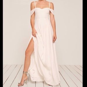 Reformation Poppy Dress in Ivory NWT